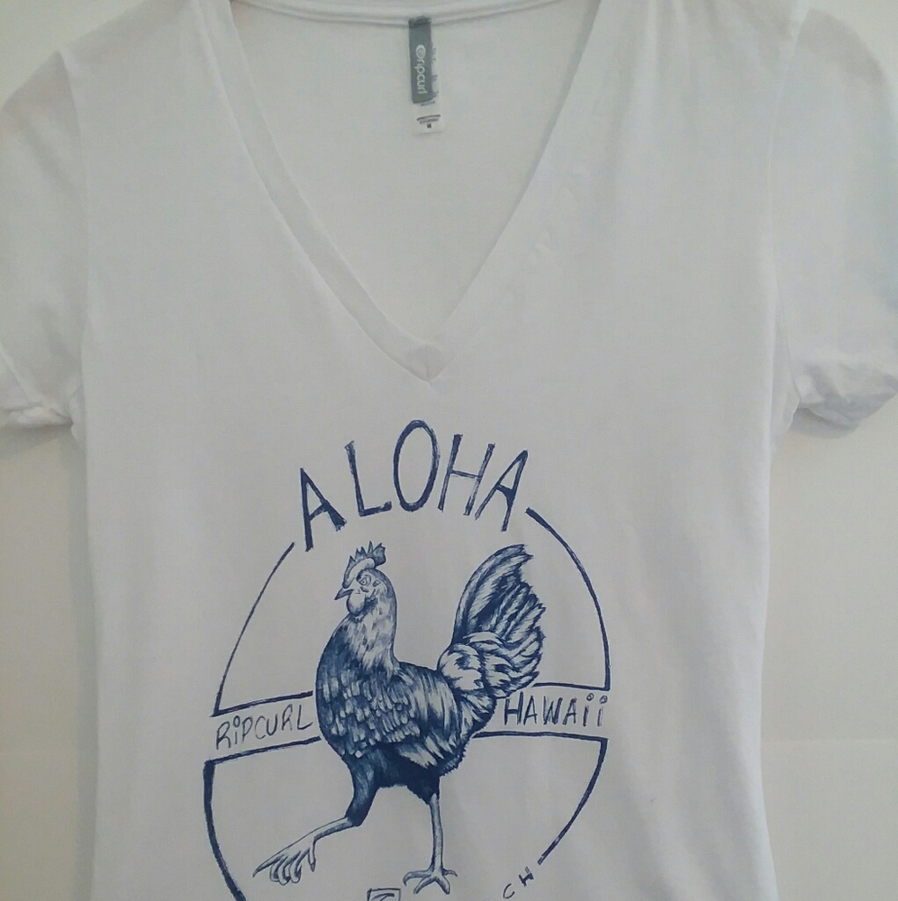 Rip Curl Size M white tee